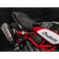 LUIMOTO (Classic) Seat Cover for the INDIAN FTR 1200 (2019+) OE Standard seat
